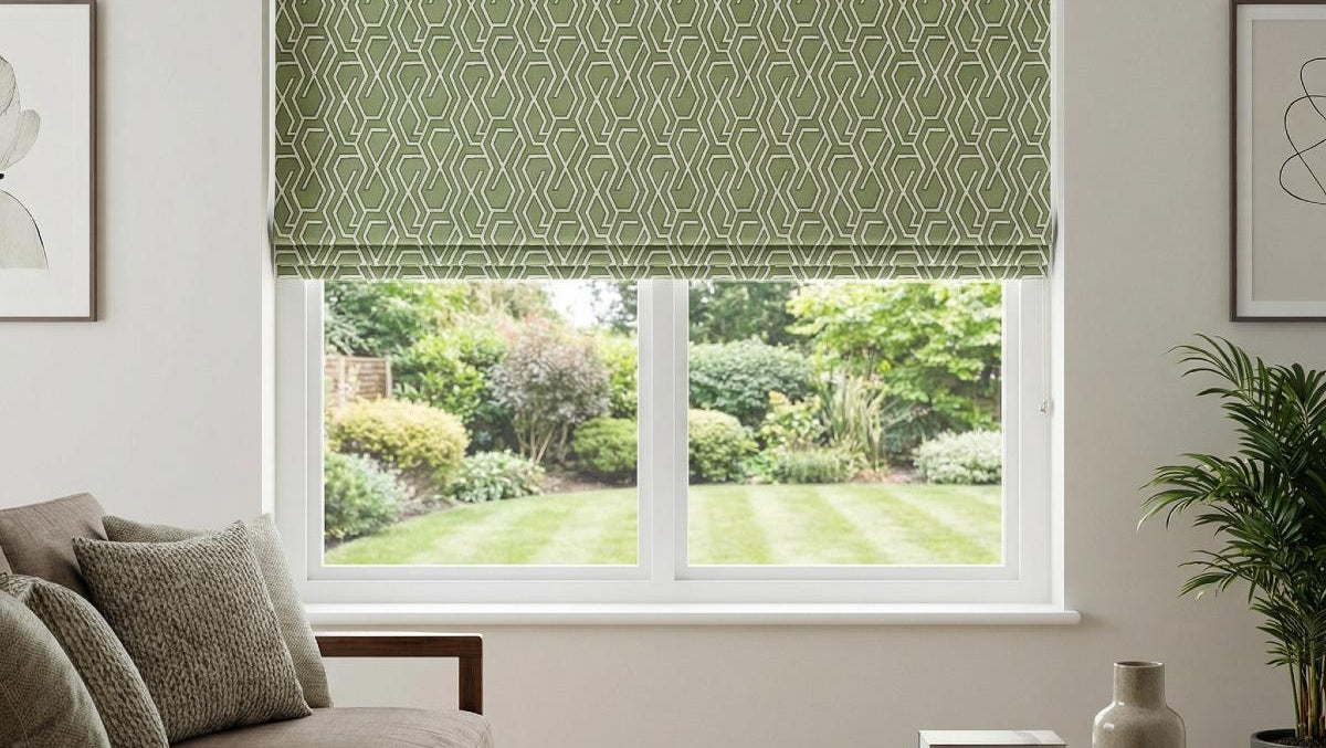 Manhattan Made to Measure Roman Blind Moss