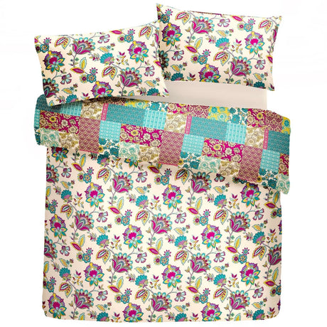 Marinelli Floral Polycotton Duvet Cover Set - Marinelli Duvet Cover Set In Teal 2