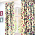Marinelli Floral Pencil Pleat Curtains Thermal Light Filtering