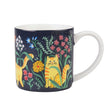Ulster Weavers Marmalade Meadow Floral Cat Bone China Mug