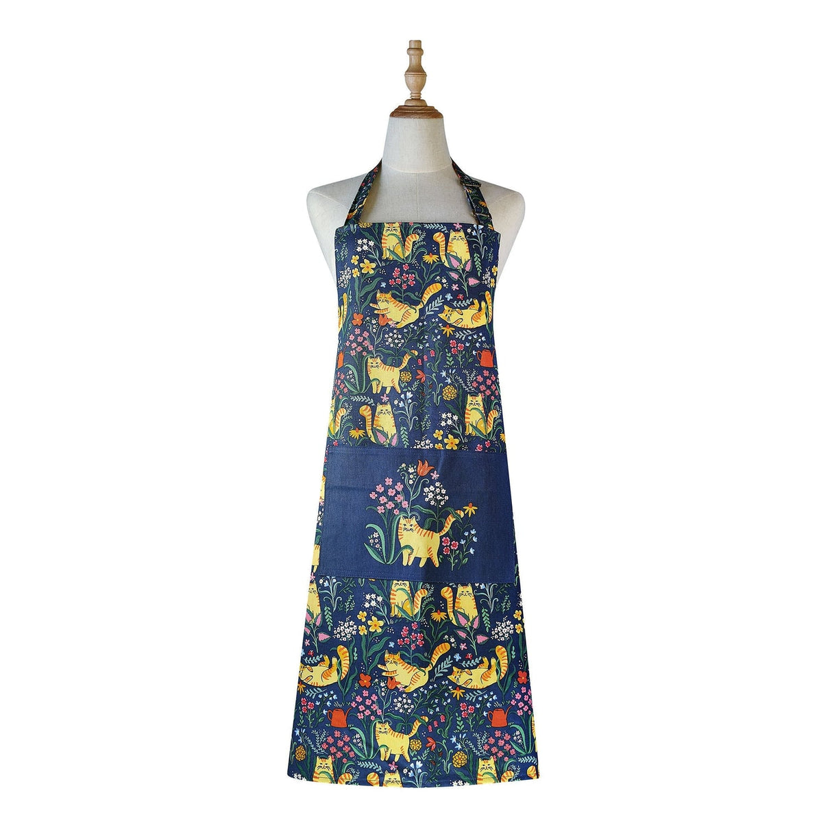 Ulster Weavers Marmalade Meadow Floral Cat Cotton Apron