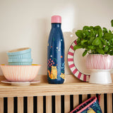 Ulster Weavers Marmalade Meadow Floral Cat Water Bottle - Marmalade Meadow Water Bottle In Navy 2
