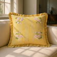Martha Ruffle Cushion Cover / Filled Cushion 20" x 20" (50cm x 50cm) - Yellow