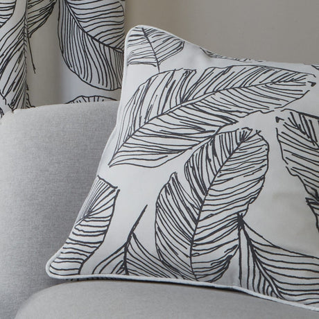 Matteo Filled Scatter Cushion 43cm x 43cm (17" x 17") - Black