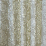 Matteo Leaf Cotton Eyelet Curtains - Natural Light Filtering - Matteo Eyelet Curtains In Natural 3