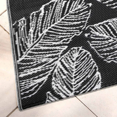 Matteo Geometric Outdoor Rug 120cm x 170cm - Matteo Outdoor Rug In Black 120 X 170Cm 3