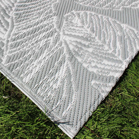 Matteo Geometric Outdoor Rug 120cm x 170cm - Matteo Outdoor Rug In Grey 120 X 170Cm 2