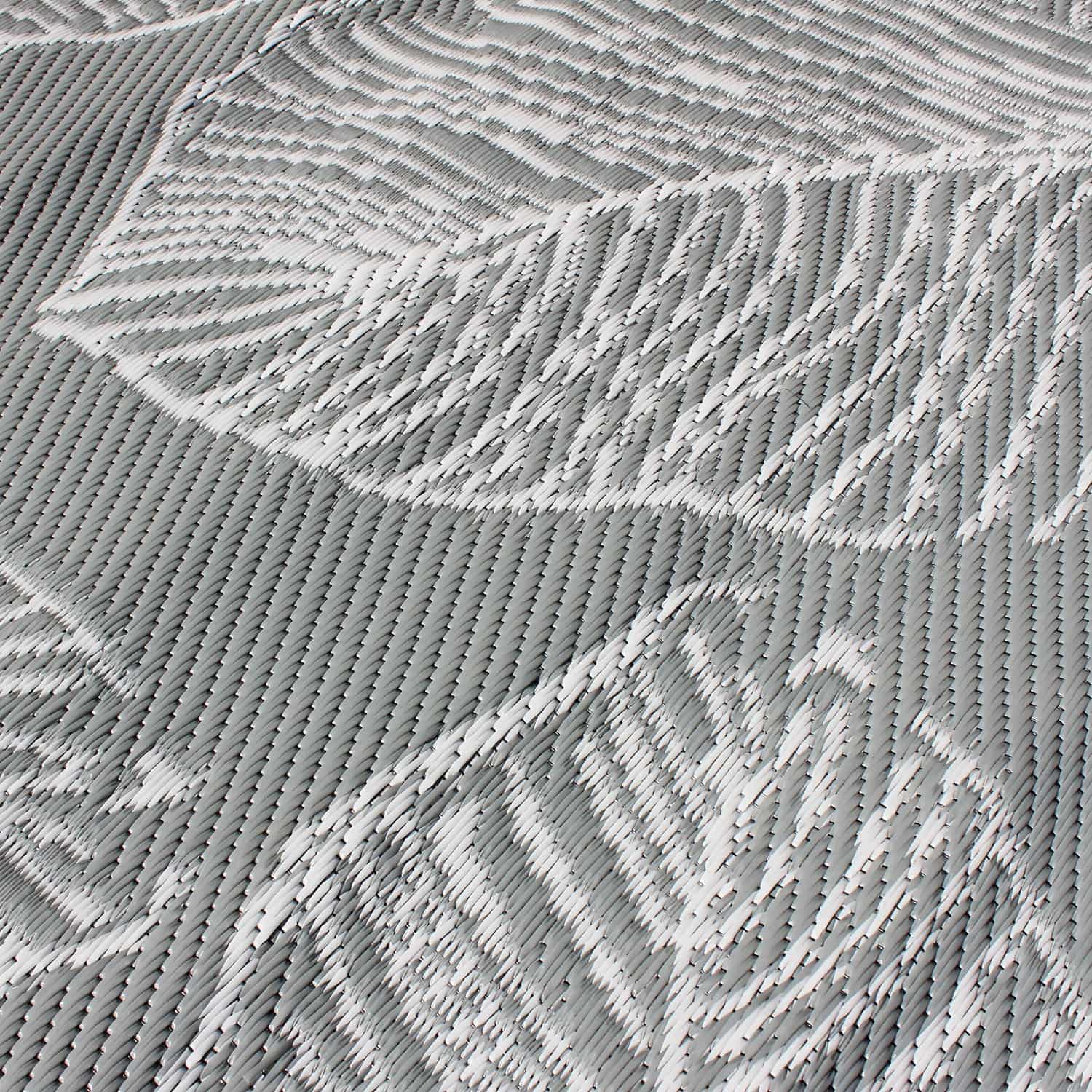Matteo Geometric Outdoor Rug 120cm x 170cm - Matteo Outdoor Rug In Grey 120 X 170Cm 3