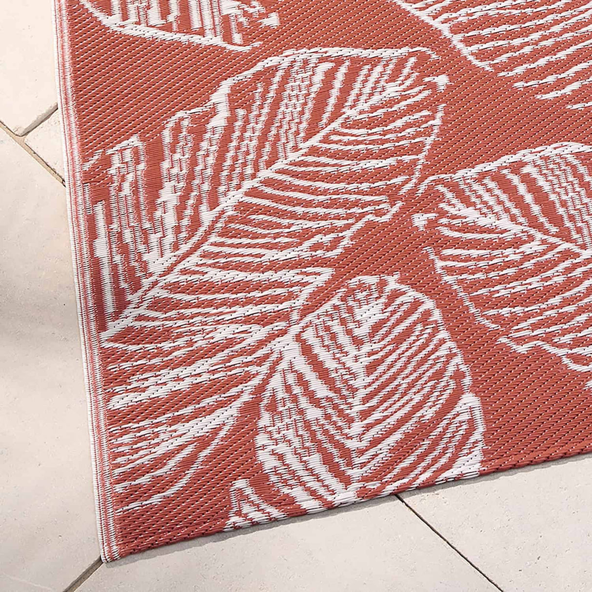 Matteo Geometric Outdoor Rug 120cm x 170cm - Matteo Outdoor Rug In Terracotta 120 X 170Cm 2