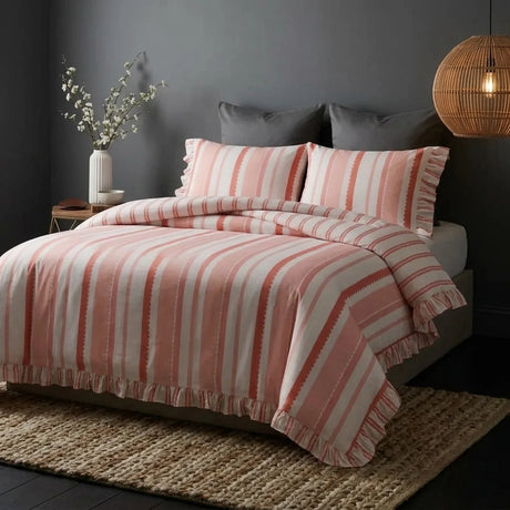Maya Pink Duvet Cover Bedding Set-1