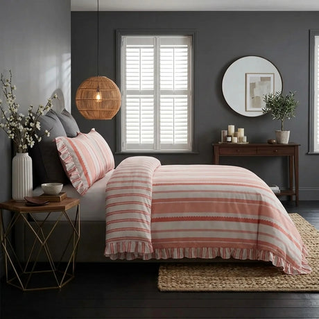 Maya Pink Duvet Cover Bedding Set-4