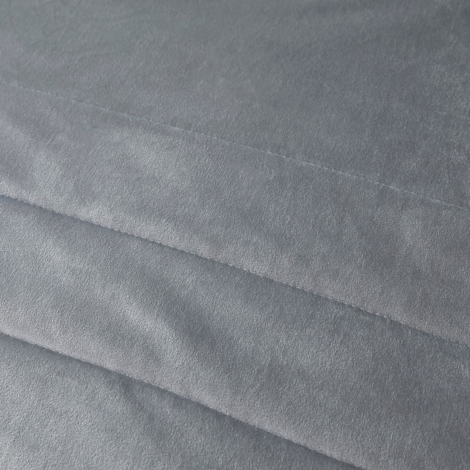 Melanie Velvet Bedspread 150cm x 220cm - Melanie Bedspread In Slate 150 X 220Cm 3