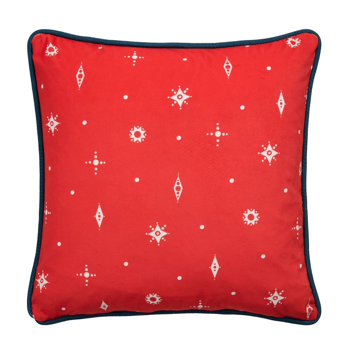 Merry Christmas Deer Festive Cushion Cover 43cm x 43cm - Green - Merry Christmas Deer Cushion In Green 43 X 43Cm 3