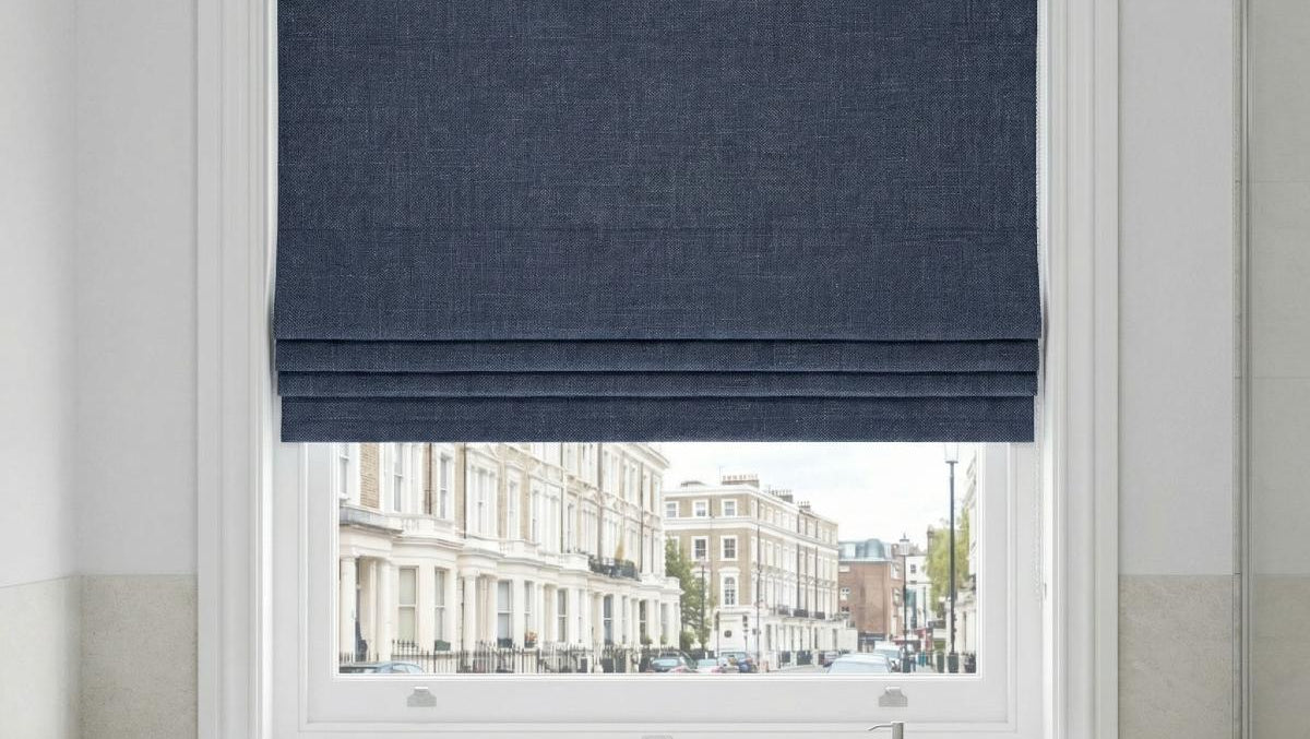 Mestre Made to Measure Roman Blind Midnight