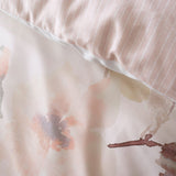 Mia Floral Blooms 100% Cotton 200 Thread Count Duvet Cover Set - Mia Floral Blooms Duvet Cover Set In Natural 3