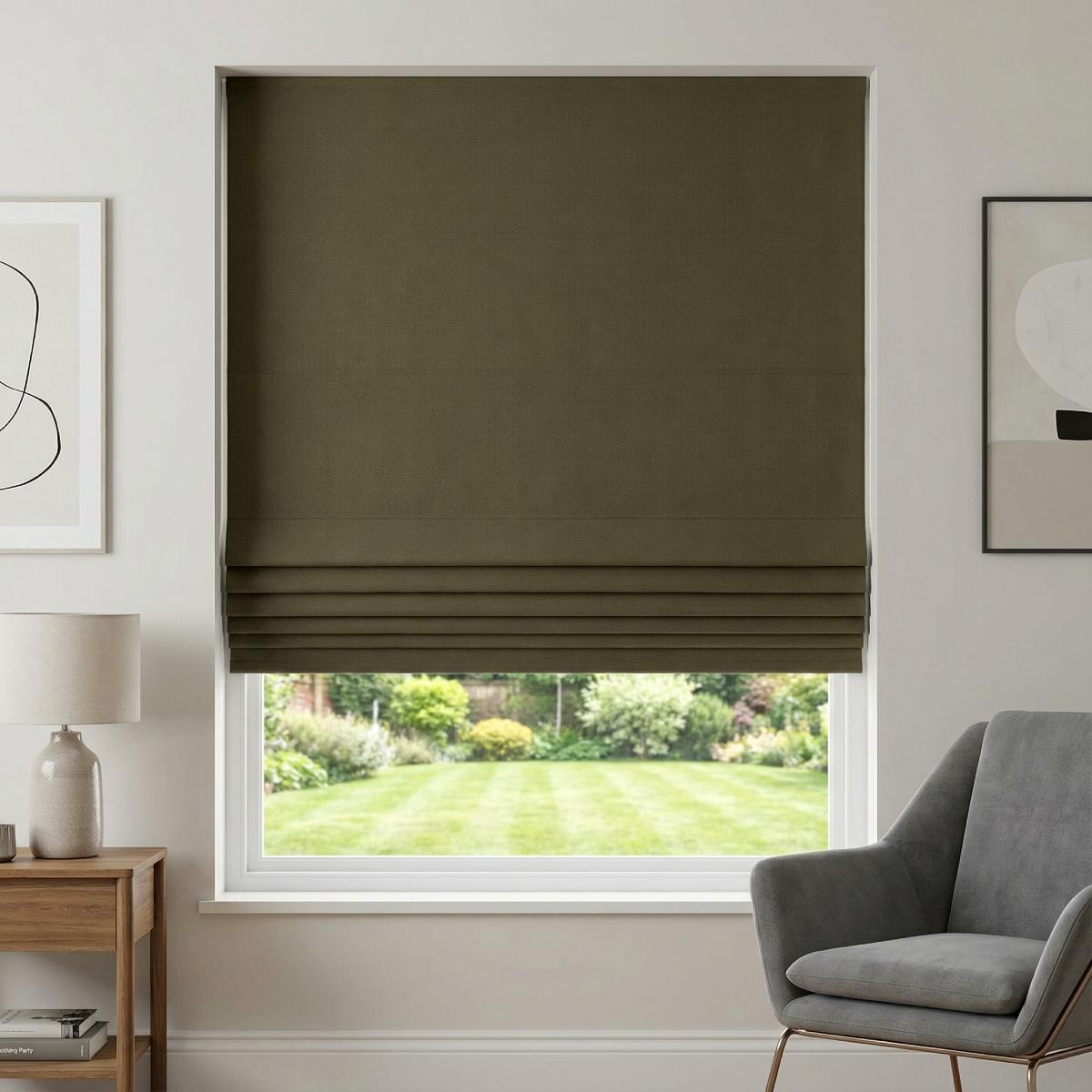 Monaco Made to Measure Roman Blind Barista