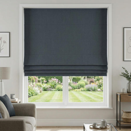 Monaco Made to Measure Roman Blind Deep Water