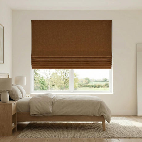 Monaco Made to Measure Roman Blind Ochre