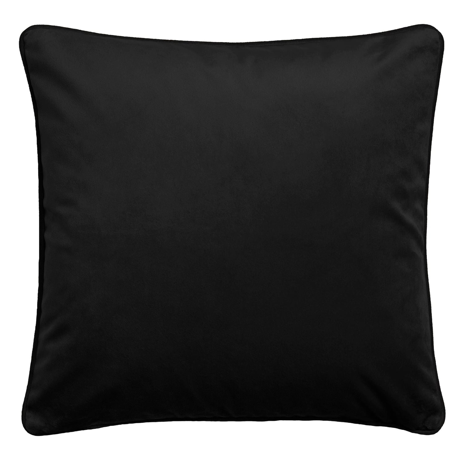 Laurence Llewelyn-Bowen Montrose Velvet Cushion Cover 43cm x 43cm - Black