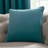 Laurence Llewelyn-Bowen Montrose Velvet Cushion Cover 43cm x 43cm - Teal