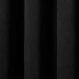 Laurence Llewelyn-Bowen Montrose Velvet Blackout Eyelet Curtains - Black Light Filtering - Montrose Eyelet Curtains In Black 2