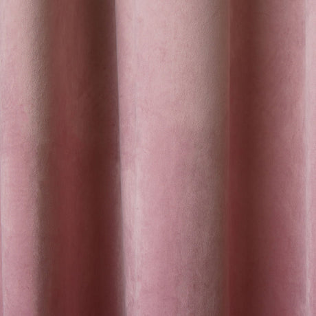 Laurence Llewelyn-Bowen Montrose Velvet Blackout Eyelet Curtains - Blush Light Filtering - Montrose Eyelet Curtains In Blush 2
