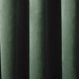 Laurence Llewelyn-Bowen Montrose Velvet Blackout Eyelet Curtains - Bottle Green Light Filtering - Montrose Eyelet Curtains In Bottle Green 2