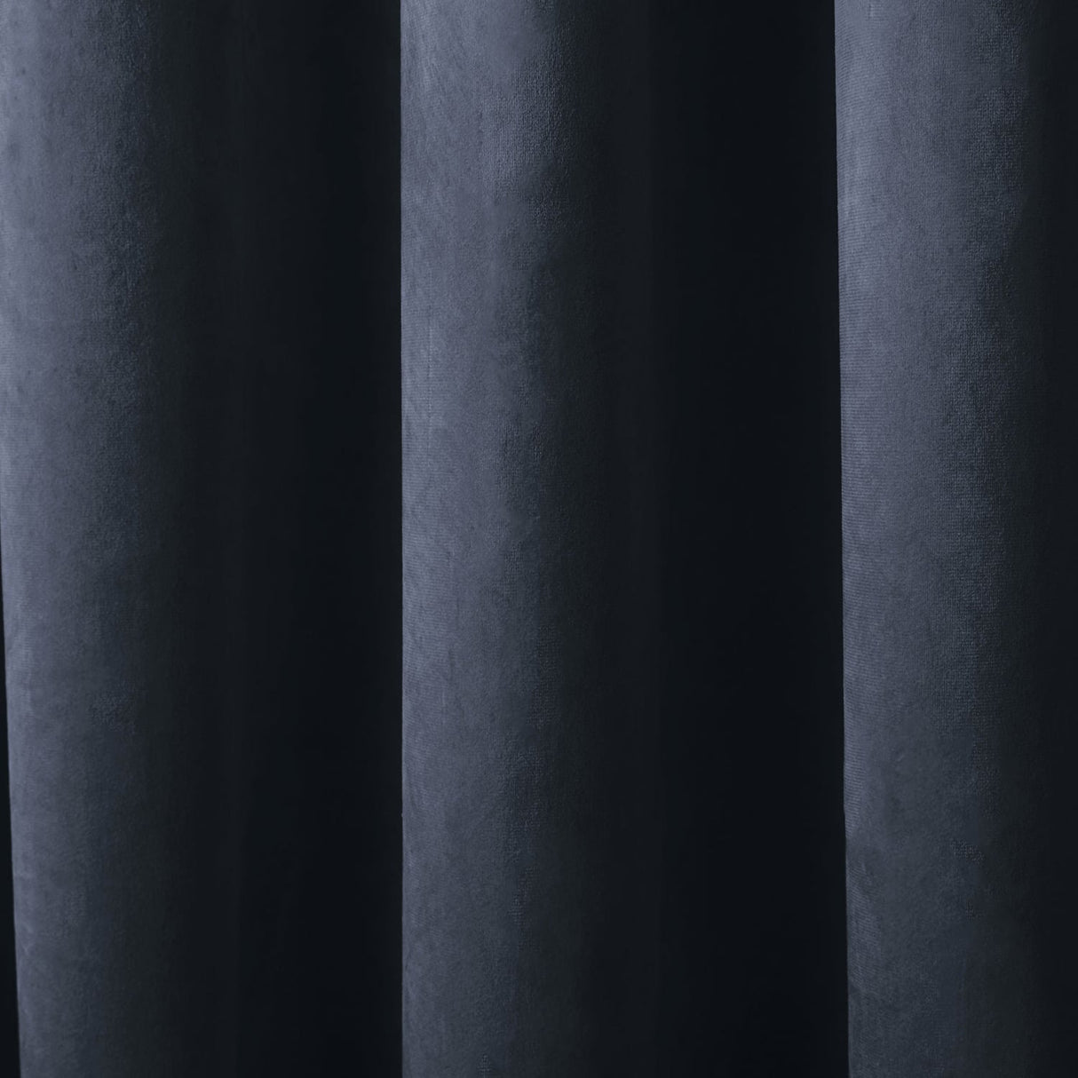 Laurence Llewelyn-Bowen Montrose Velvet Blackout Eyelet Curtains - Navy Light Filtering - Montrose Eyelet Curtains In Navy 2