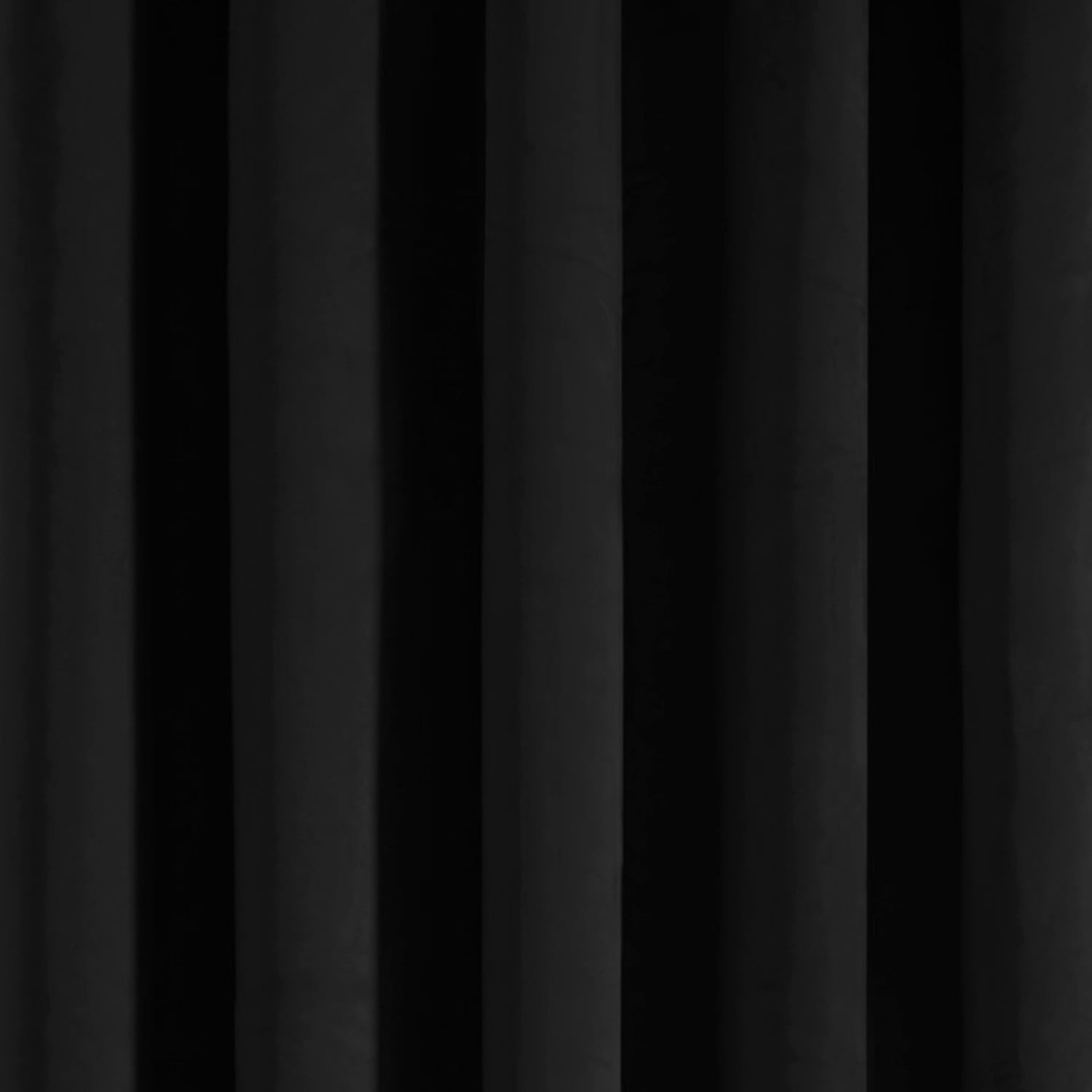 Laurence Llewelyn-Bowen Montrose Blackout Eyelet Single Panel Door Curtain 66 x 84 Inch - Black Thermal Light Filtering - Montrose Eyelet Single Panel Door Curtain In Black 3
