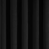 Laurence Llewelyn-Bowen Montrose Blackout Eyelet Single Panel Door Curtain 66 x 84 Inch - Black Thermal Light Filtering - Montrose Eyelet Single Panel Door Curtain In Black 3