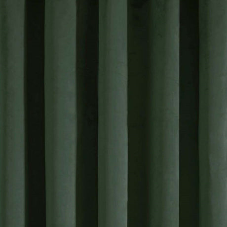 Laurence Llewelyn-Bowen Montrose Blackout Eyelet Single Panel Door Curtain 66 x 84 Inch - Bottle Green Thermal Light Filtering - Montrose Eyelet Single Panel Door Curtain In Bottle Green 3