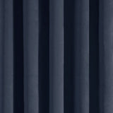 Laurence Llewelyn-Bowen Montrose Blackout Eyelet Single Panel Door Curtain 66 x 84 Inch - Navy Thermal Light Filtering - Montrose Eyelet Single Panel Door Curtain In Navy 3
