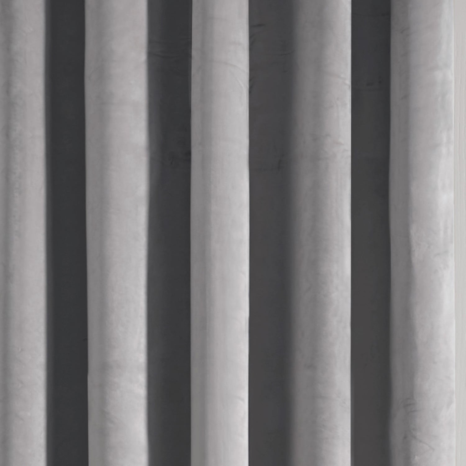 Laurence Llewelyn-Bowen Montrose Blackout Eyelet Single Panel Door Curtain 66 x 84 Inch - Silver Thermal Light Filtering - Montrose Eyelet Single Panel Door Curtain In Silver 3