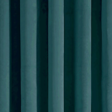 Laurence Llewelyn-Bowen Montrose Blackout Eyelet Single Panel Door Curtain 66 x 84 Inch - Teal Thermal Light Filtering - Montrose Eyelet Single Panel Door Curtain In Teal 3