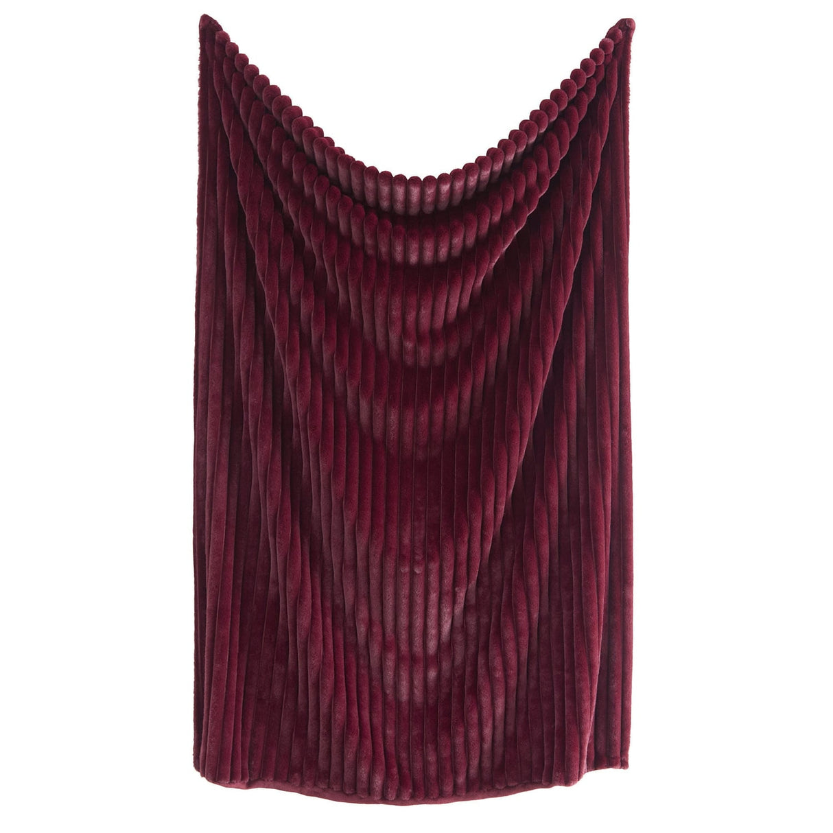 Morritz Cosy Bedspread 130cm x 180cm - Burgundy - Morritz Bedspread In Burgundy 130 X 180Cm 2
