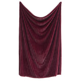 Morritz Cosy Bedspread 130cm x 180cm - Burgundy - Morritz Bedspread In Burgundy 130 X 180Cm 2