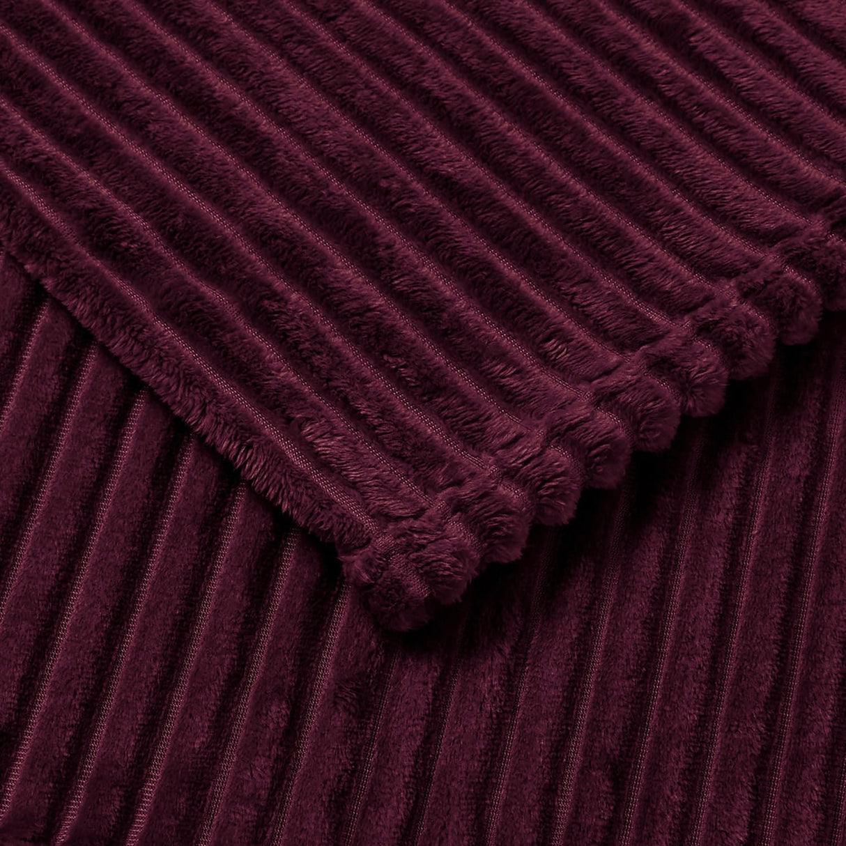 Morritz Cosy Bedspread 130cm x 180cm - Burgundy - Morritz Bedspread In Burgundy 130 X 180Cm 4