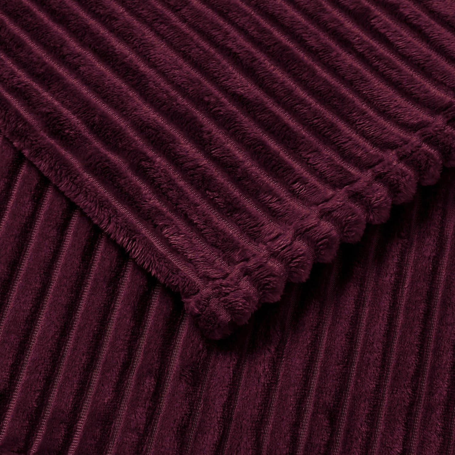 Morritz Cosy Bedspread 130cm x 180cm - Burgundy - Morritz Bedspread In Burgundy 130 X 180Cm 4