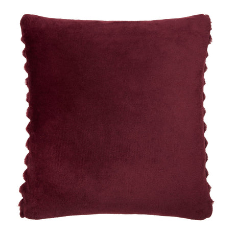Morritz Cosy Cushion Cover 43cm x 43cm - Burgundy - Morritz Cushion In Burgundy 43 X 43Cm 3