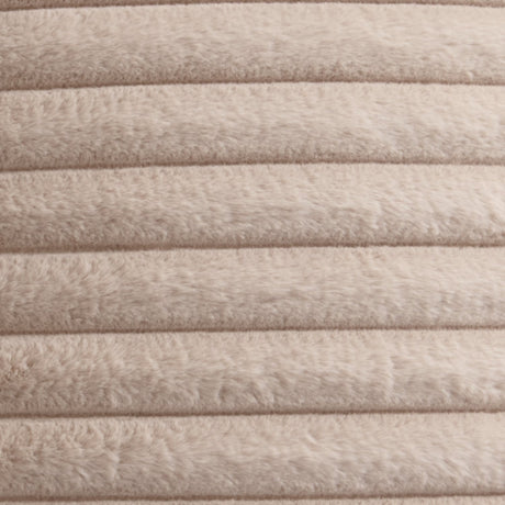 Hygge Morritz Faux Fur Cosy Cushion Cover 43cm x 43cm - Natural - Morritz Cushion In Natural 43 X 43Cm 4