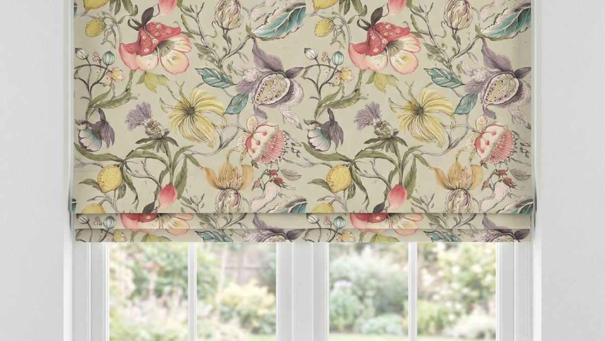 Morton Made to Measure Roman Blind Chintz