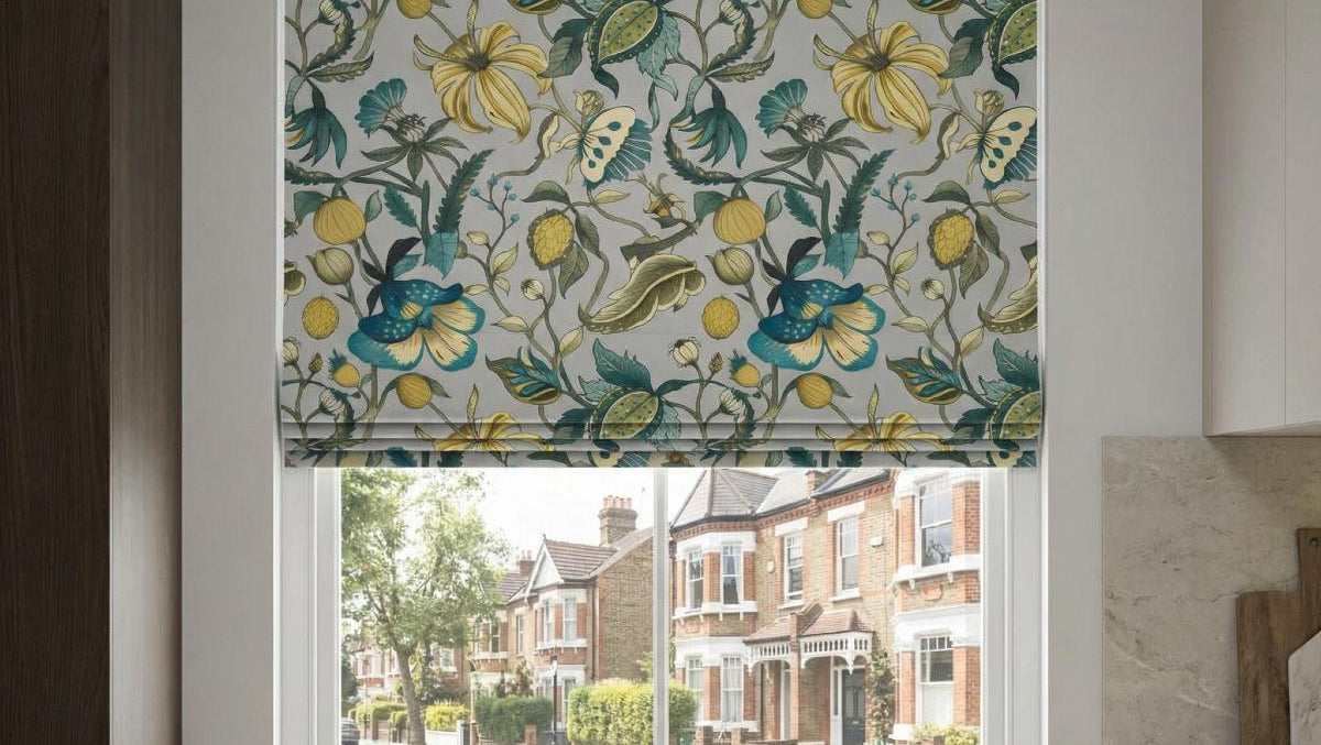 Morton Made to Measure Roman Blind Teal
