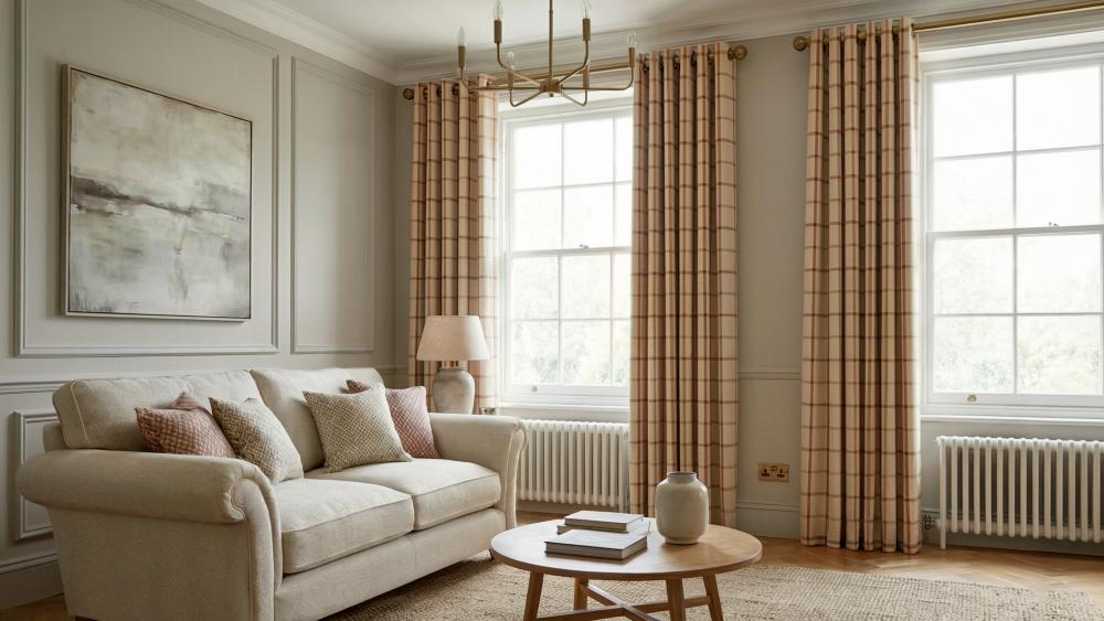 Mull Made to Measure Curtains Harvest