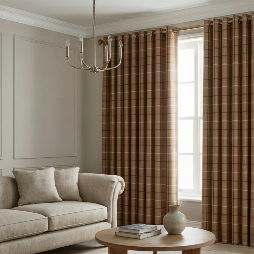 Mull Latte fabric sample