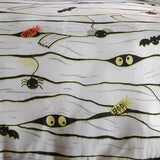 Mummy Glow In The Dark Halloween Polycotton Duvet Cover Set - Mummy Halloween Duvet Cover Set In White 3