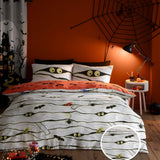 Mummy Glow In The Dark Halloween Polycotton Duvet Cover Set - Mummy Halloween Duvet Cover Set In White 5