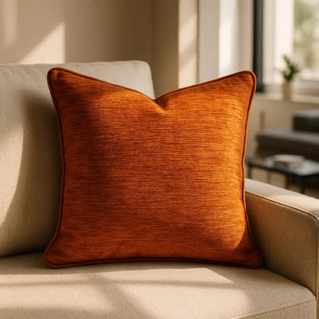 Murcia Chenille Cushion Cover Made to Order by Style Furnishings