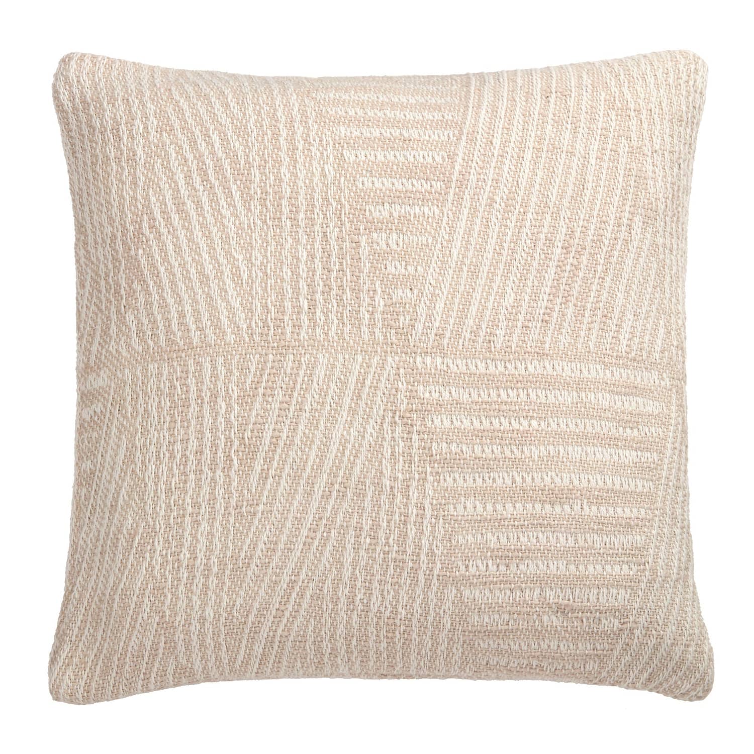 Myan Cushion Cover or Filled Cushion 43cm x 43cm - Myan Cushion In Natural 43 X 43Cm 2