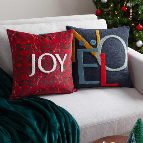 Noel Cushion Cover / Filled Cushion 20" x 20" (50cm x 50cm) by Evans Lichfield