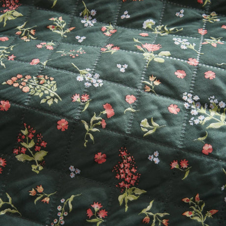 Nelly Microfibre Duvet Cover Set - Green - Nelly Duvet Cover Set In Green 3